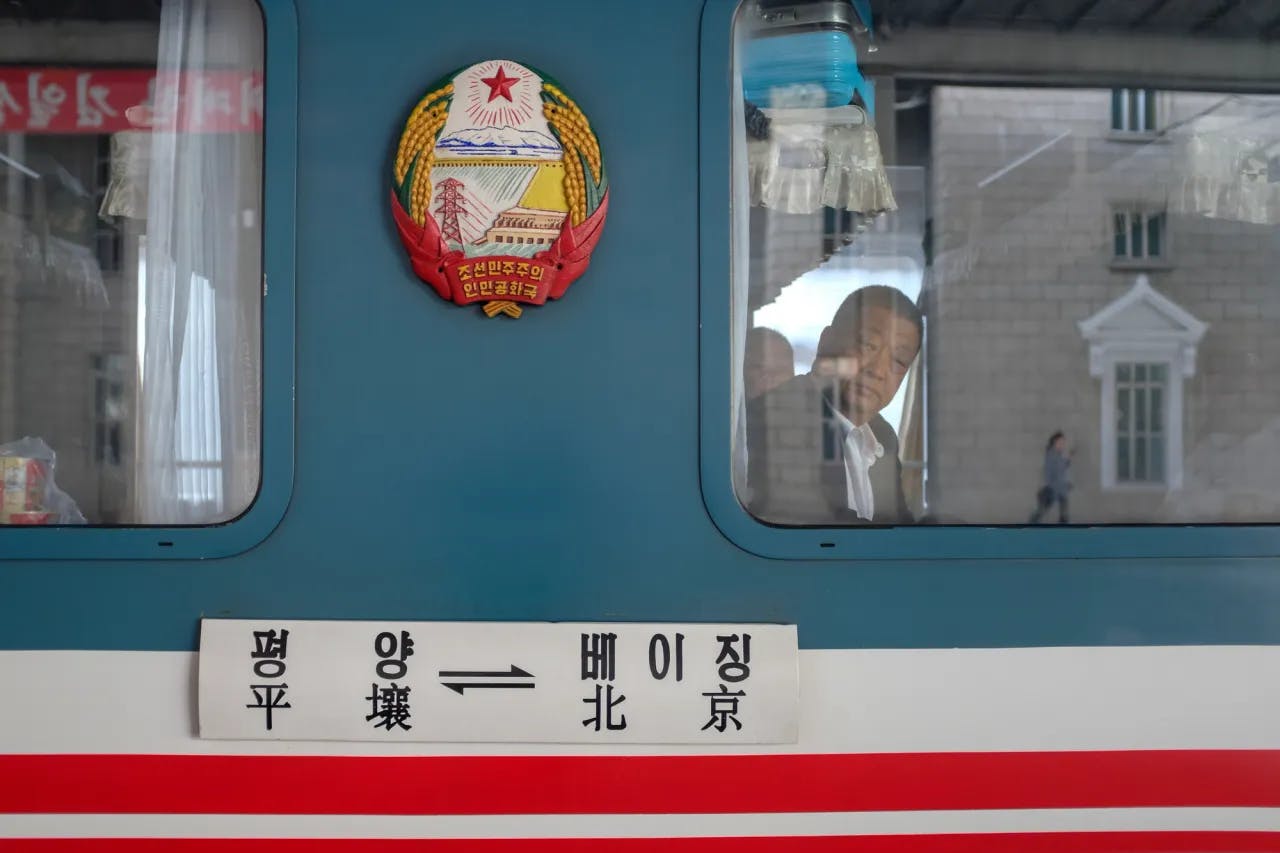 Pyongyang to Beijing train