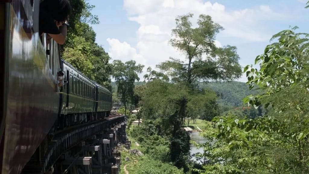 Cover Image for The Death Railway in Kanchanaburi, Thailand